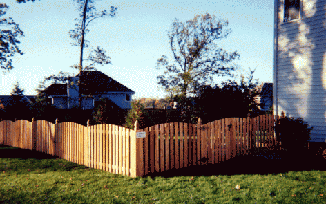 Convex space picket fence